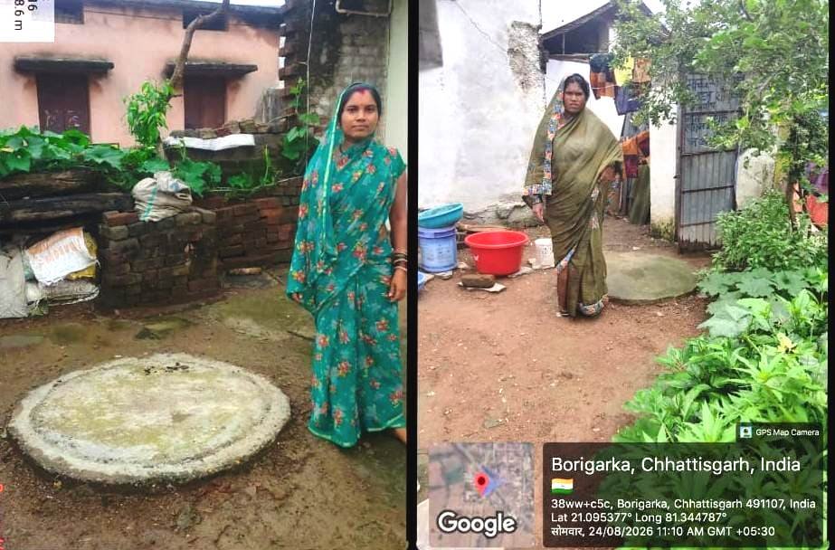 मोर गांव मोर पानी अभियान से दुर्ग में महिलाओं ने श्रमदान से बनाए 3360 सोख्ता गड्ढे