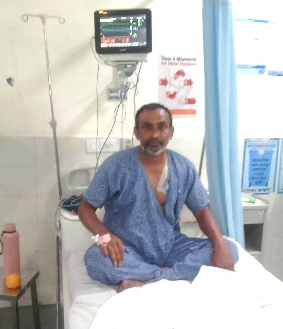 सेवा संकल्प अभियान: मुख्यमंत्री विशेष स्वास्थ्य सहायता योजना से मुकेश को मिला जीवन का संबल