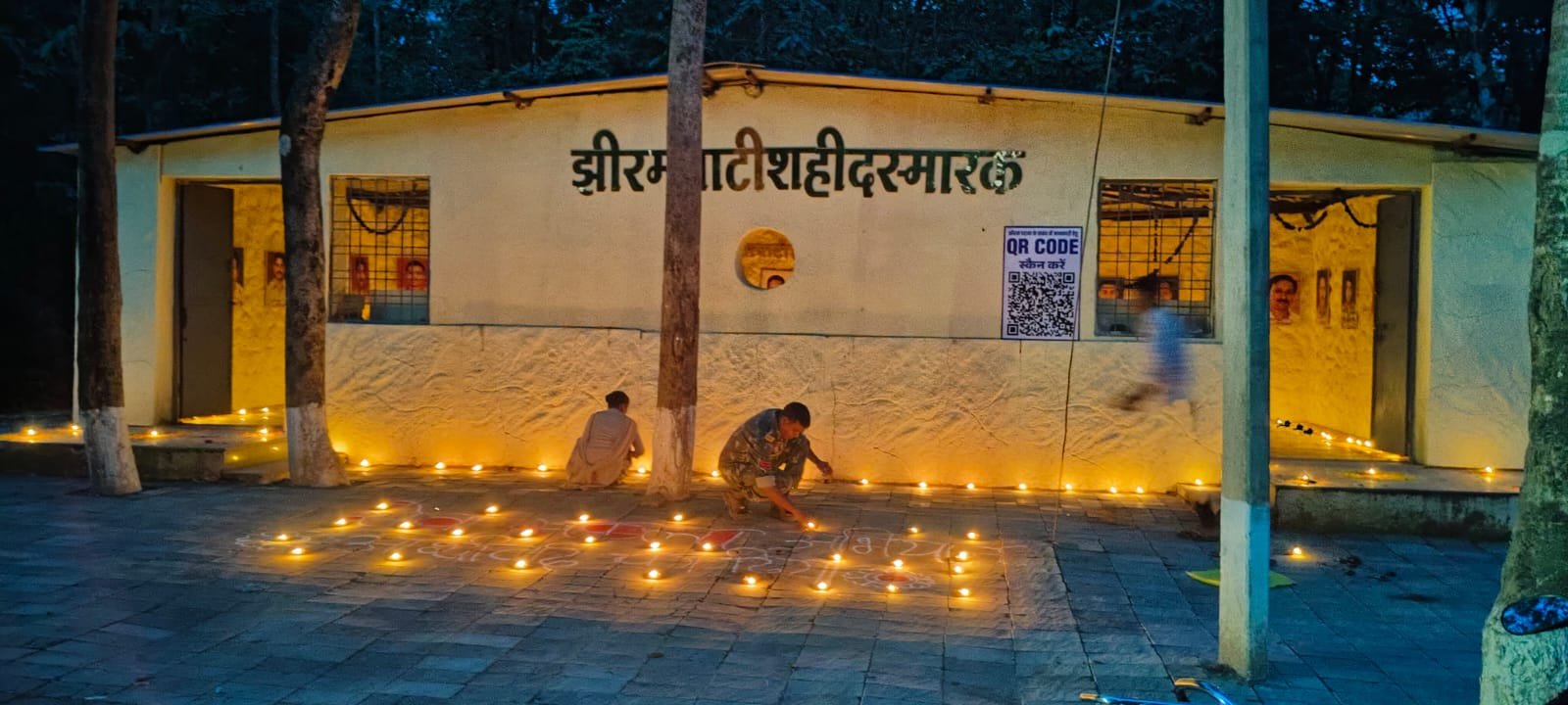 ‘बस्तर सेवा संकल्प अभियान’ के तहत शहीदों की याद में 1986 स्थानों पर जलाए गए दीये
