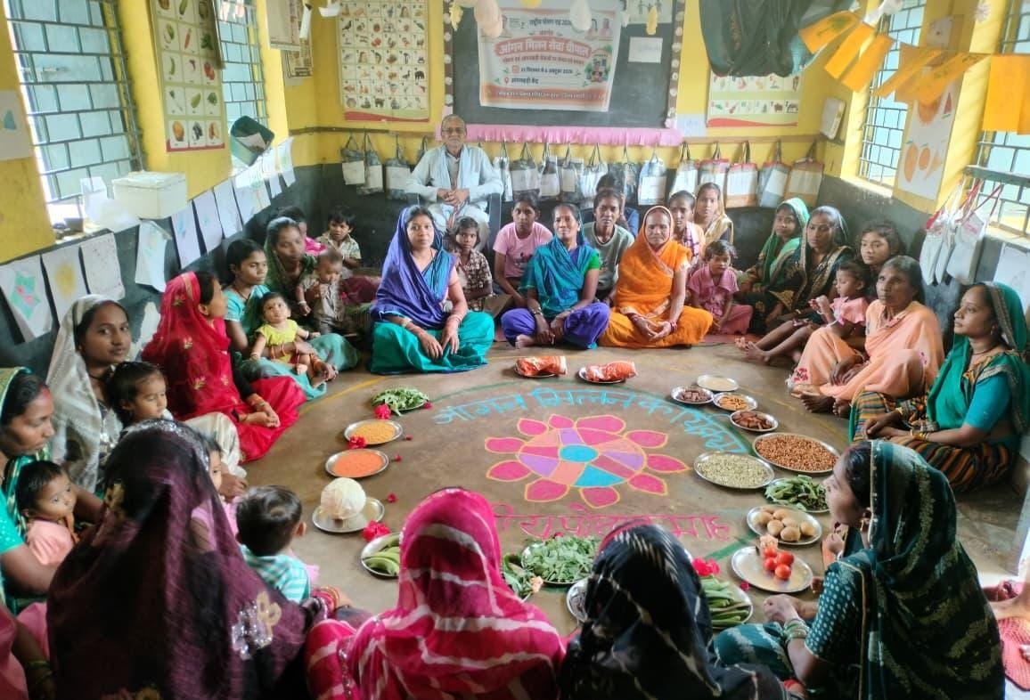 धमतरी के 86 आंगनबाड़ी केंद्रों में ‘आंगन मिलन’ का आयोजन