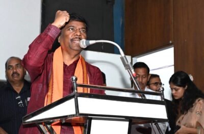 मुख्यमंत्री शिक्षा गौरव अलंकरण समारोह- वन मंत्री केदार कश्यप ने सेवानिवृत्त शिक्षकों और शिक्षा दूतों को किया सम्मानित