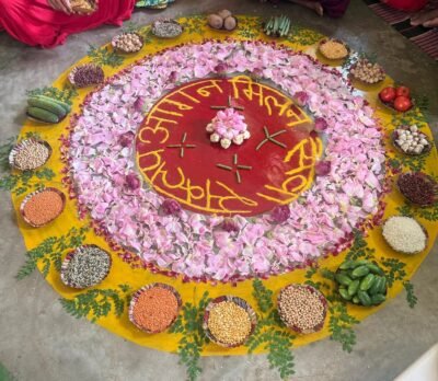 आंगन मिलन सेवा में सजी पौष्टिक थाली, घर-घर पहुंचा सुपोषण का संदेश