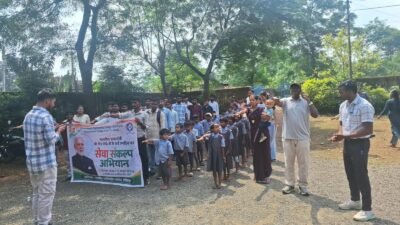 सेवा संकल्प अभियान के तहत गोद ग्राम डिगिमा में पौधरोपण और सेवा संकल्प कार्यक्रम आयोजित