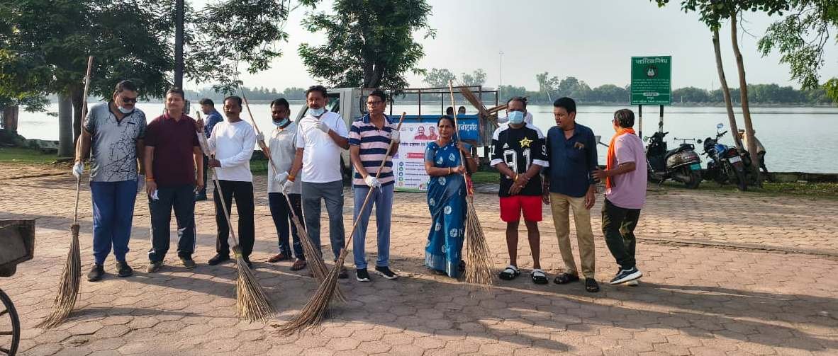 स्वच्छता ही सेवा के तहत संत निरंकारी मंडल ने किया श्रमदान