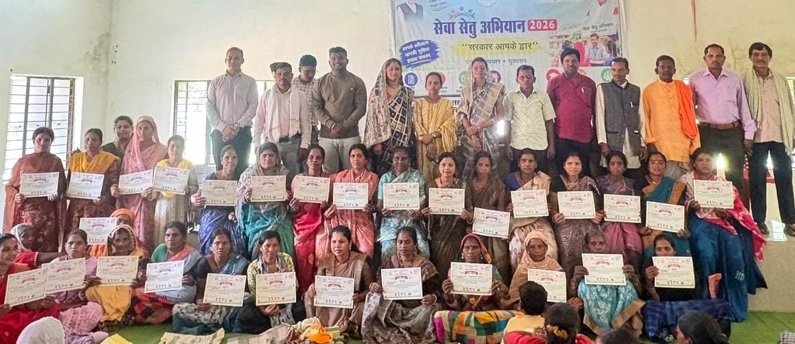 नारायणपुर में ‘सेवा संकल्प’ की अनूठी मिसाल: छोटेडोंगर और कोहकामेटा के सेवा सेतु शिविरों में 331 ग्रामीण हुए लाभान्वित