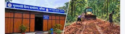 मुख्यमंत्री कैंप कार्यालय की पहल से गायलुंगा-बछराव मार्ग की मरम्मत शुरू