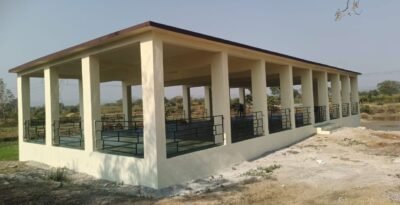 ग्राम देवकट्टा में पदयात्री मार्ग पर पक्का शेड निर्माण से श्रद्धालुओं को मिल रही सुविधा